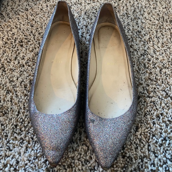 Sparkly Louboutin flats - Picture 2 of 3